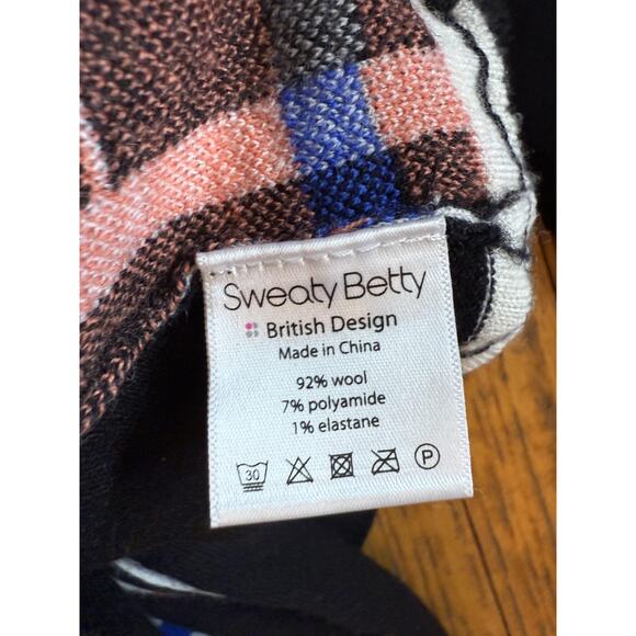 Sweaty Betty Ski Merino Base Layer Set Womens Medium Black Multi De Stijl - Picture 4 of 8